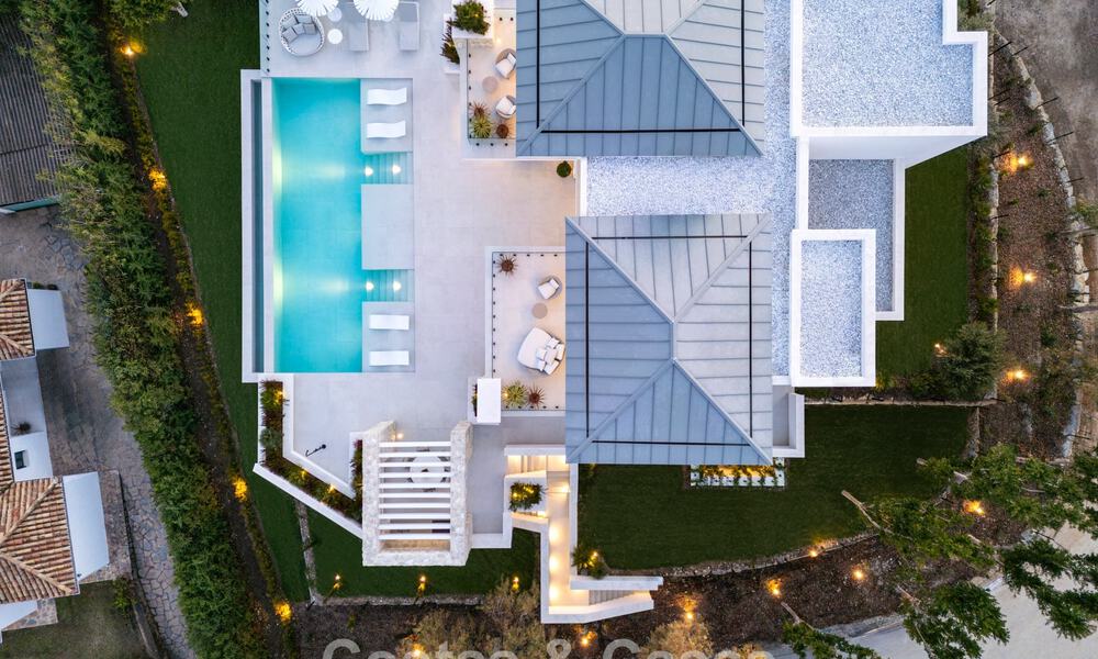 Villa de lujo modernista a estrenar en venta en la exclusiva zona residencial cerrada de La Quinta, Marbella - Benahavis 778997