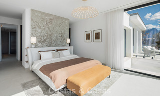 Villa de lujo modernista a estrenar en venta en la exclusiva zona residencial cerrada de La Quinta, Marbella - Benahavis 779009 