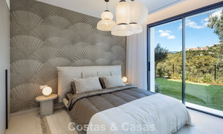 Villa de lujo modernista a estrenar en venta en la exclusiva zona residencial cerrada de La Quinta, Marbella - Benahavis 779012 