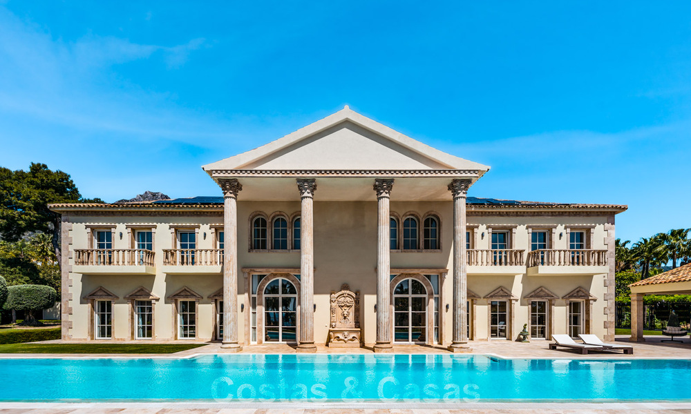 Impresionante palacio presidencial en venta en la prestigiosa comunidad cerrada de Sierra Blanca en Marbella 779331