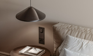 Villa de lujo sobre plano con vistas panorámicas al mar en venta en una comunidad cerrada de Nueva Andalucía, Marbella 779416 