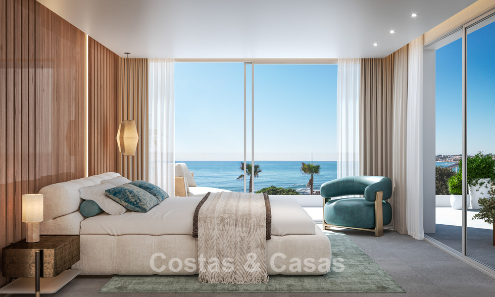 3 villas de lujo con vistas despejadas al mar en venta en zona de golf de Mijas Costa, Costa del Sol 779081