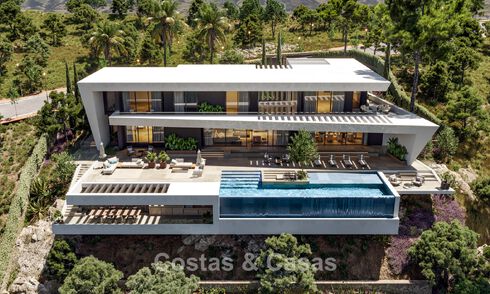 Nuevo en el mercado. 6 villas de lujo con impresionantes vistas al mar en venta en la Nueva Milla de Oro, Marbella - Estepona 779257