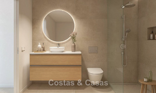 Casas sobre plano, energéticamente eficientes, en venta en las verdes colinas de Elviria, al este del centro de Marbella 779365 