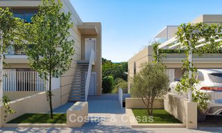 Casas sobre plano, energéticamente eficientes, en venta en las verdes colinas de Elviria, al este del centro de Marbella 779368 