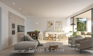 Casas sobre plano, energéticamente eficientes, en venta en las verdes colinas de Elviria, al este del centro de Marbella 779369 