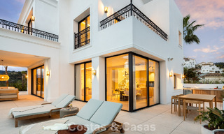 Villa de lujosa arquitectura mediterránea en venta, junto al campo de golf en Marbella - Benahavis 779635 
