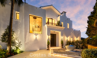 Villa de lujosa arquitectura mediterránea en venta, junto al campo de golf en Marbella - Benahavis 779638 