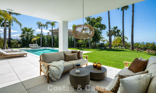 Villa de lujosa arquitectura mediterránea en venta, junto al campo de golf en Marbella - Benahavis 779652 