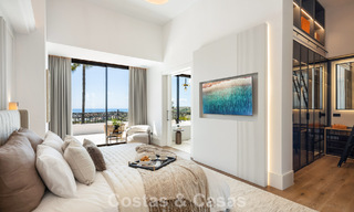 Villa de lujosa arquitectura mediterránea en venta, junto al campo de golf en Marbella - Benahavis 779658 