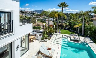 Villa de lujosa arquitectura mediterránea en venta, junto al campo de golf en Marbella - Benahavis 779667 