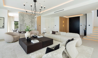 Villa de lujosa arquitectura mediterránea en venta, junto al campo de golf en Marbella - Benahavis 779668 
