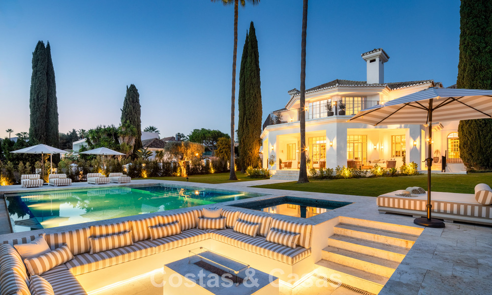 Villa mediterránea de ensueño con grandeza atemporal en venta en el corazón de Nueva Andalucía, Marbella 779710