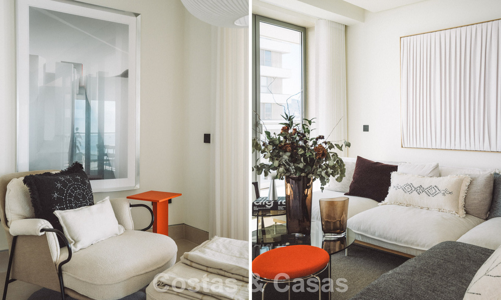 Exclusivo y moderno apartamento con vistas panorámicas al mar en venta, situado directamente en el paseo marítimo del centro de Málaga 779880