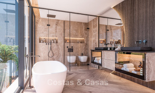 Sofisticada villa de nueva construcción en venta en una prestigiosa y segura zona residencial en la Milla de Oro de Marbella 779915 