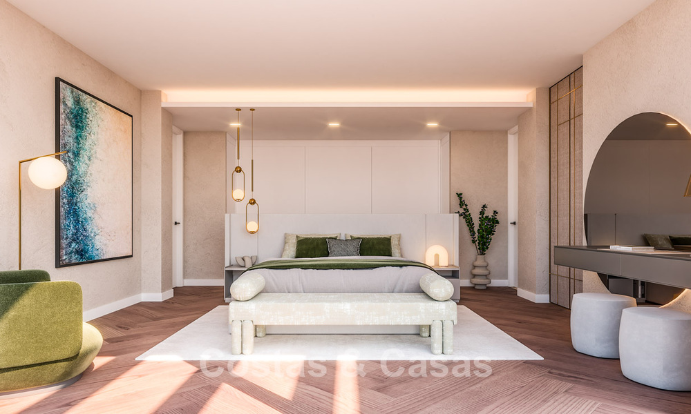 Nuevo en el mercado. Sofisticada villa de nueva construcción en venta en una zona segura en la Milla de Oro de Marbella 779921