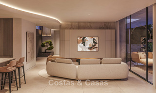 Nuevo en el mercado. Villa de nueva construcción de alta gama en venta en una zona popular y segura en la Milla de Oro de Marbella 779929 