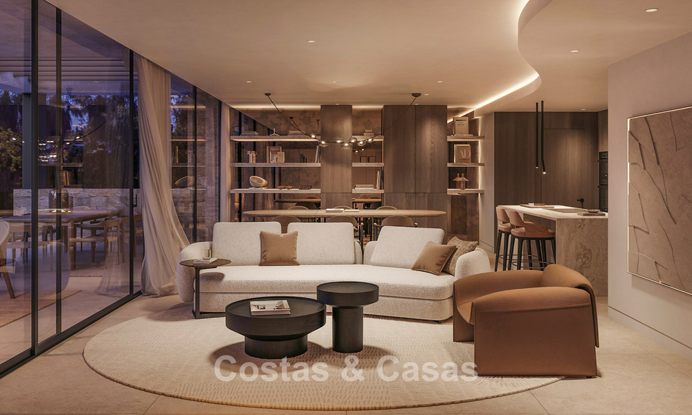 Nuevo en el mercado. Villa de nueva construcción de alta gama en venta en una zona popular y segura en la Milla de Oro de Marbella 779930