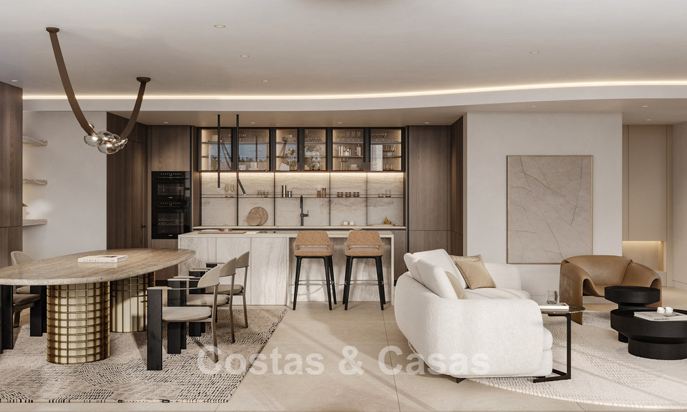 Nuevo en el mercado. Villa de nueva construcción de alta gama en venta en una zona popular y segura en la Milla de Oro de Marbella 779931