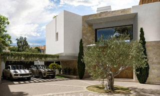Nuevo en el mercado. Villa de nueva construcción de alta gama en venta en una zona popular y segura en la Milla de Oro de Marbella 779937 