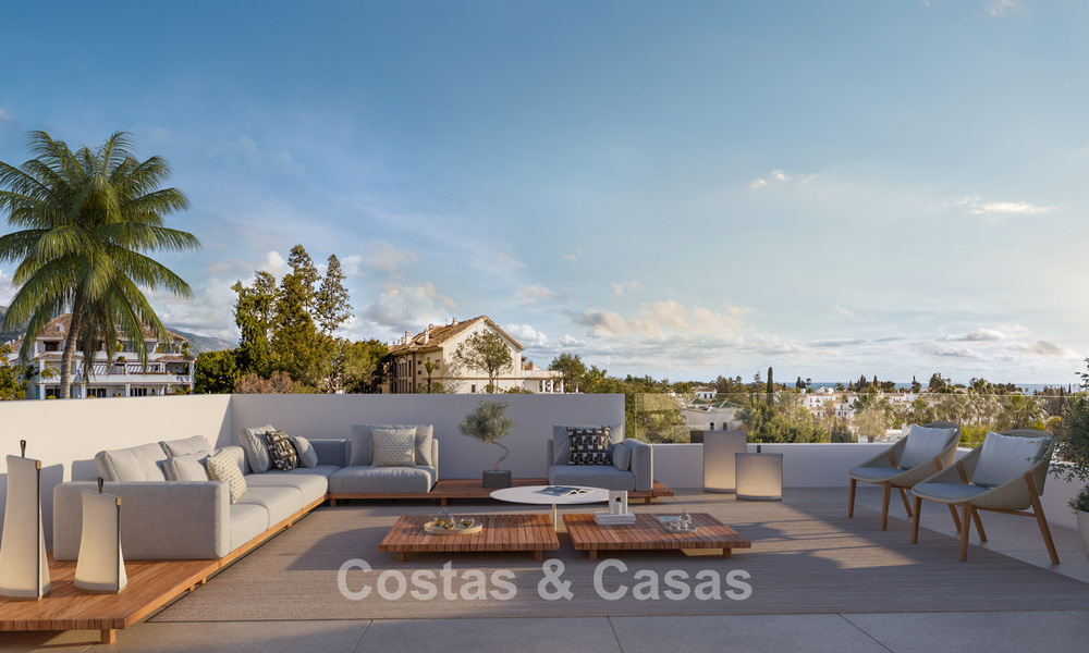 Nuevo en el mercado. Villa de nueva construcción de alta gama en venta en una zona popular y segura en la Milla de Oro de Marbella 779938