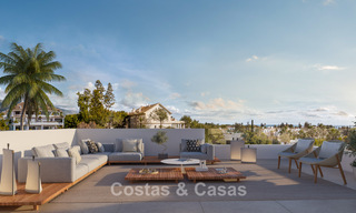 Nuevo en el mercado. Villa de nueva construcción de alta gama en venta en una zona popular y segura en la Milla de Oro de Marbella 779938 