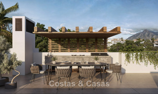 Nuevo en el mercado. Villa de nueva construcción de alta gama en venta en una zona popular y segura en la Milla de Oro de Marbella 779939 