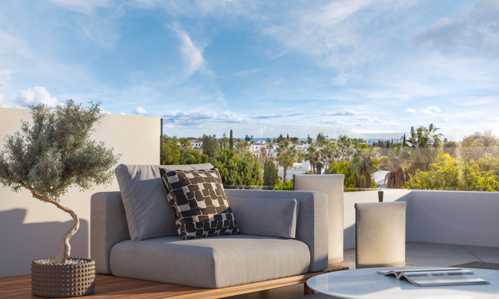 Nuevo en el mercado. Villa de nueva construcción de alta gama en venta en una zona popular y segura en la Milla de Oro de Marbella 779940