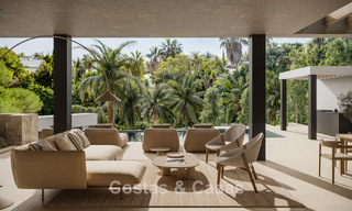 Nuevo en el mercado. Villa de nueva construcción de alta gama en venta en una zona popular y segura en la Milla de Oro de Marbella 779946 