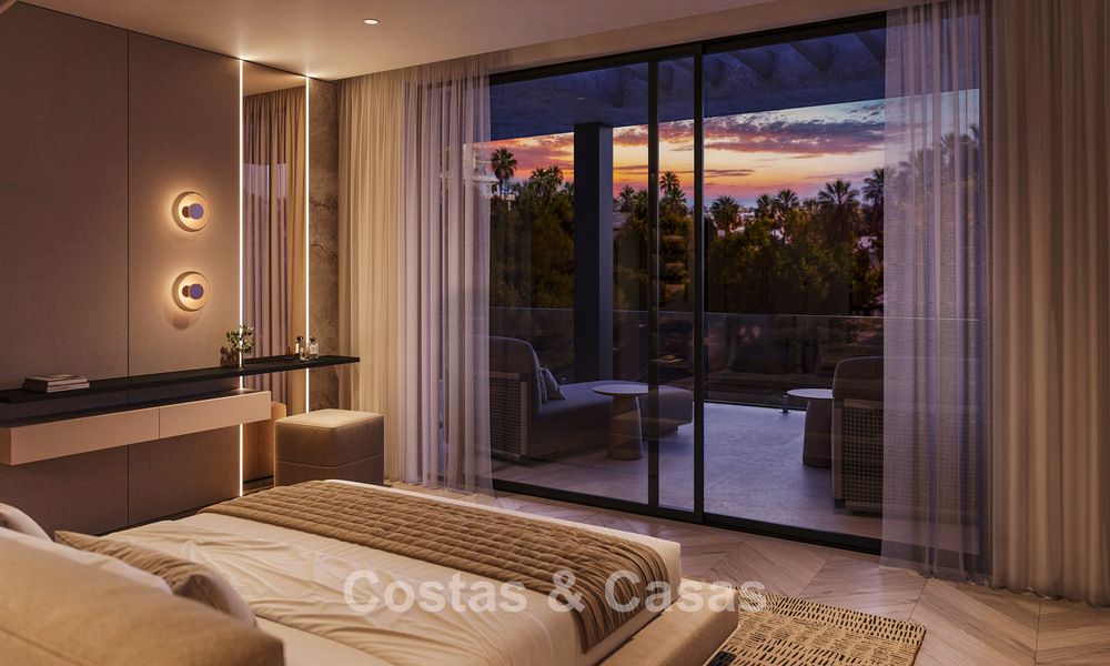 Nuevo en el mercado. Villa de nueva construcción de alta gama en venta en una zona popular y segura en la Milla de Oro de Marbella 779948