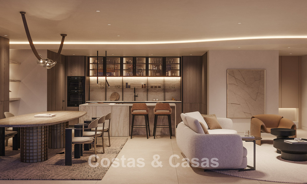 Nuevo en el mercado. Villa de nueva construcción de alta gama en venta en una zona popular y segura en la Milla de Oro de Marbella 779956