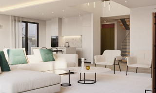 Nuevo proyecto. 17 sofisticadas villas de lujo con vistas al golf y al mar en venta en Casares, Costa del Sol 780143 