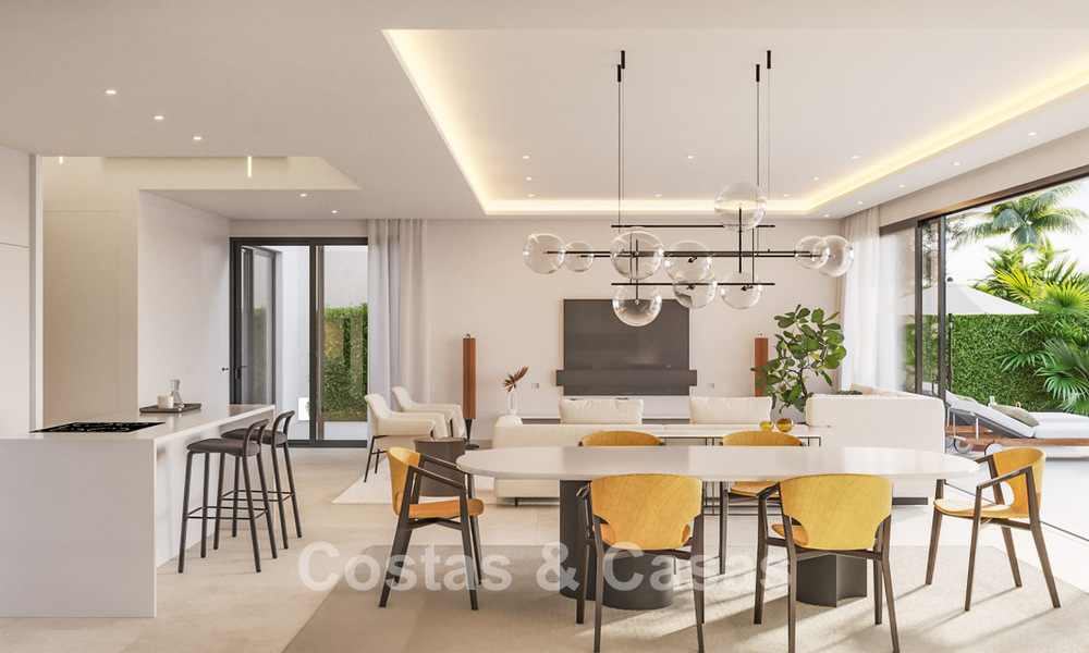 Nuevo proyecto. 17 sofisticadas villas de lujo con vistas al golf y al mar en venta en Casares, Costa del Sol 780145
