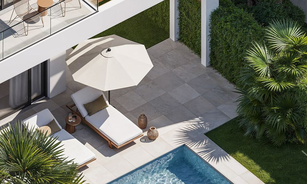 Nuevo proyecto. 17 sofisticadas villas de lujo con vistas al golf y al mar en venta en Casares, Costa del Sol 780146