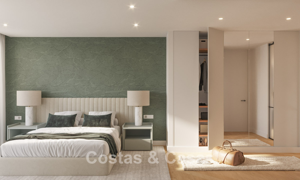 Nuevo proyecto. 17 sofisticadas villas de lujo con vistas al golf y al mar en venta en Casares, Costa del Sol 780148