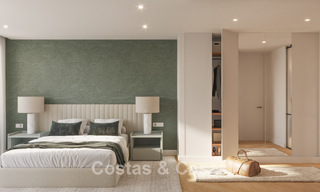 Nuevo proyecto. 17 sofisticadas villas de lujo con vistas al golf y al mar en venta en Casares, Costa del Sol 780148 