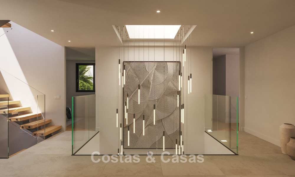 Nuevo proyecto. 17 sofisticadas villas de lujo con vistas al golf y al mar en venta en Casares, Costa del Sol 780149