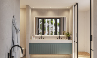 Nuevo proyecto. 17 sofisticadas villas de lujo con vistas al golf y al mar en venta en Casares, Costa del Sol 780152 