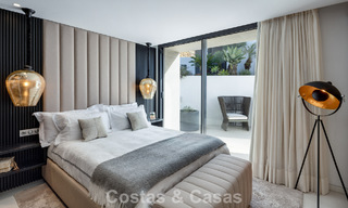 Villa de diseño vanguardista con vistas panorámicas al mar en venta en una comunidad cerrada en Benahavis - Marbella 779976 