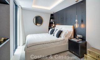 Villa de diseño vanguardista con vistas panorámicas al mar en venta en una comunidad cerrada en Benahavis - Marbella 779990 