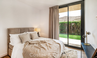 Villa de lujo lista para entrar a vivir con estilo ibicenco en venta en una urbanización muy solicitada de Benahavis - Marbella 780041 