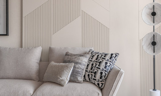 Apartamento de primera clase con vistas panorámicas al mar en venta en el Valle del Golf de Nueva Andalucía, Marbella 780269 