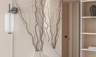 Apartamento de primera clase con vistas panorámicas al mar en venta en el Valle del Golf de Nueva Andalucía, Marbella 780270 