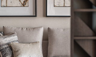 Apartamento de primera clase con vistas panorámicas al mar en venta en el Valle del Golf de Nueva Andalucía, Marbella 780274 