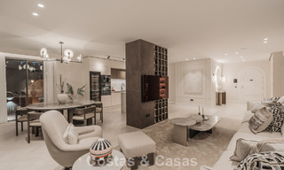 Apartamento de primera clase con vistas panorámicas al mar en venta en el Valle del Golf de Nueva Andalucía, Marbella 780306 