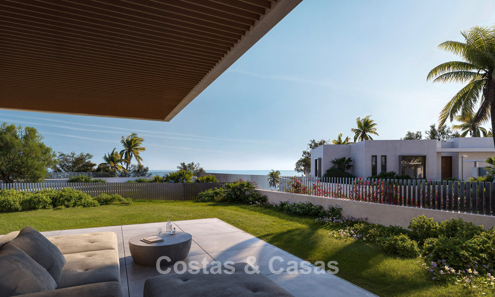 Apartamentos modernistas sobre plano con fenomenales vistas al mar en venta en Mijas, Costa del Sol 780077