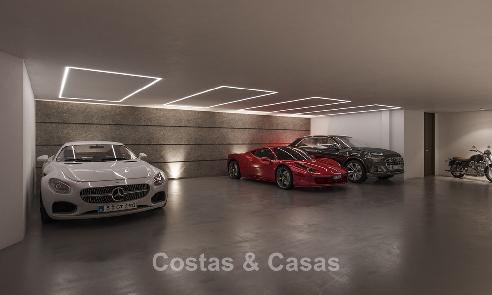 2 sofisticadas villas de nueva construcción con vistas al mar en venta cerca de servicios en la famosa Milla de Oro de Marbella 780242