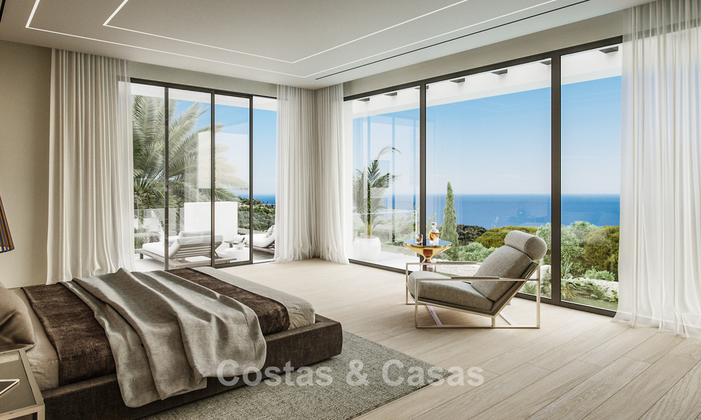 2 sofisticadas villas de nueva construcción con vistas al mar en venta cerca de servicios en la famosa Milla de Oro de Marbella 780253