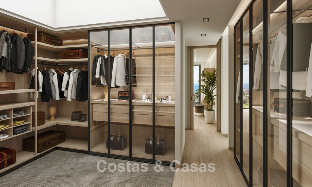 2 sofisticadas villas de nueva construcción con vistas al mar en venta cerca de servicios en la famosa Milla de Oro de Marbella 780254