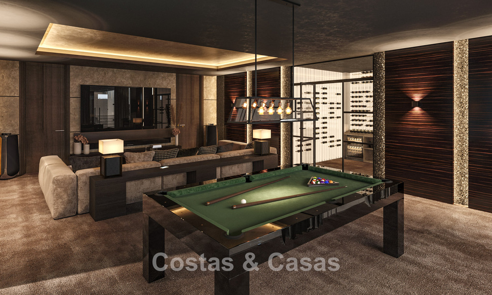 2 sofisticadas villas de nueva construcción con vistas al mar en venta cerca de servicios en la famosa Milla de Oro de Marbella 780255